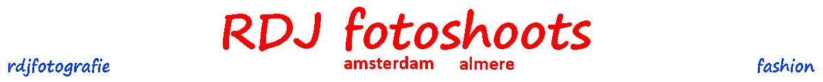 RDJ fotoshoots